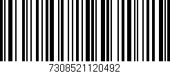 Código de barras (EAN, GTIN, SKU, ISBN): '7308521120492'