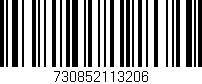 Código de barras (EAN, GTIN, SKU, ISBN): '730852113206'