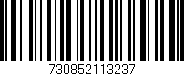 Código de barras (EAN, GTIN, SKU, ISBN): '730852113237'