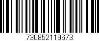 Código de barras (EAN, GTIN, SKU, ISBN): '730852119673'