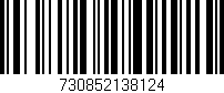 Código de barras (EAN, GTIN, SKU, ISBN): '730852138124'