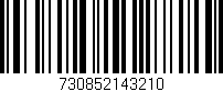 Código de barras (EAN, GTIN, SKU, ISBN): '730852143210'