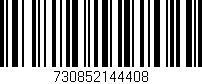 Código de barras (EAN, GTIN, SKU, ISBN): '730852144408'