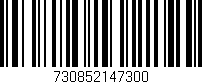 Código de barras (EAN, GTIN, SKU, ISBN): '730852147300'