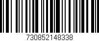 Código de barras (EAN, GTIN, SKU, ISBN): '730852148338'