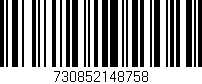 Código de barras (EAN, GTIN, SKU, ISBN): '730852148758'