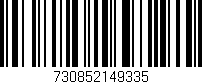 Código de barras (EAN, GTIN, SKU, ISBN): '730852149335'
