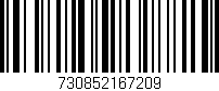 Código de barras (EAN, GTIN, SKU, ISBN): '730852167209'
