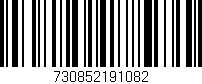 Código de barras (EAN, GTIN, SKU, ISBN): '730852191082'