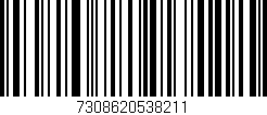 Código de barras (EAN, GTIN, SKU, ISBN): '7308620538211'