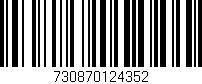 Código de barras (EAN, GTIN, SKU, ISBN): '730870124352'