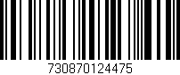 Código de barras (EAN, GTIN, SKU, ISBN): '730870124475'