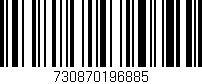Código de barras (EAN, GTIN, SKU, ISBN): '730870196885'