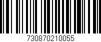 Código de barras (EAN, GTIN, SKU, ISBN): '730870210055'
