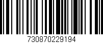 Código de barras (EAN, GTIN, SKU, ISBN): '730870229194'