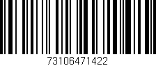 Código de barras (EAN, GTIN, SKU, ISBN): '73106471422'