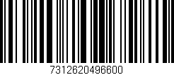 Código de barras (EAN, GTIN, SKU, ISBN): '7312620496600'