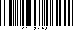 Código de barras (EAN, GTIN, SKU, ISBN): '7313769595223'