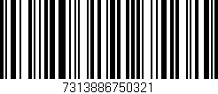 Código de barras (EAN, GTIN, SKU, ISBN): '7313886750321'