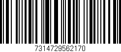 Código de barras (EAN, GTIN, SKU, ISBN): '7314729562170'