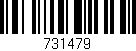 Código de barras (EAN, GTIN, SKU, ISBN): '731479'
