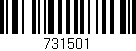 Código de barras (EAN, GTIN, SKU, ISBN): '731501'