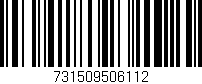 Código de barras (EAN, GTIN, SKU, ISBN): '731509506112'