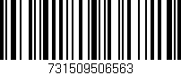 Código de barras (EAN, GTIN, SKU, ISBN): '731509506563'