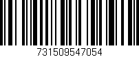 Código de barras (EAN, GTIN, SKU, ISBN): '731509547054'