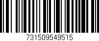 Código de barras (EAN, GTIN, SKU, ISBN): '731509549515'