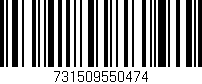 Código de barras (EAN, GTIN, SKU, ISBN): '731509550474'