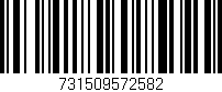Código de barras (EAN, GTIN, SKU, ISBN): '731509572582'