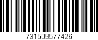 Código de barras (EAN, GTIN, SKU, ISBN): '731509577426'