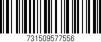 Código de barras (EAN, GTIN, SKU, ISBN): '731509577556'