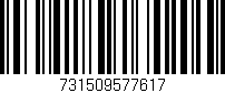 Código de barras (EAN, GTIN, SKU, ISBN): '731509577617'