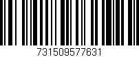 Código de barras (EAN, GTIN, SKU, ISBN): '731509577631'