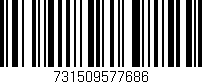 Código de barras (EAN, GTIN, SKU, ISBN): '731509577686'