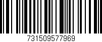 Código de barras (EAN, GTIN, SKU, ISBN): '731509577969'
