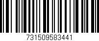 Código de barras (EAN, GTIN, SKU, ISBN): '731509583441'