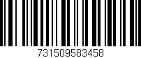 Código de barras (EAN, GTIN, SKU, ISBN): '731509583458'