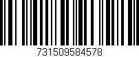 Código de barras (EAN, GTIN, SKU, ISBN): '731509584578'