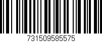 Código de barras (EAN, GTIN, SKU, ISBN): '731509585575'