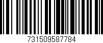 Código de barras (EAN, GTIN, SKU, ISBN): '731509587784'