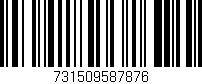 Código de barras (EAN, GTIN, SKU, ISBN): '731509587876'