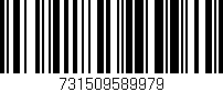 Código de barras (EAN, GTIN, SKU, ISBN): '731509589979'