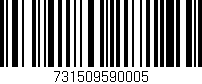 Código de barras (EAN, GTIN, SKU, ISBN): '731509590005'