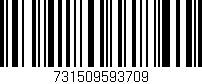 Código de barras (EAN, GTIN, SKU, ISBN): '731509593709'