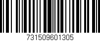 Código de barras (EAN, GTIN, SKU, ISBN): '731509601305'