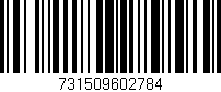 Código de barras (EAN, GTIN, SKU, ISBN): '731509602784'