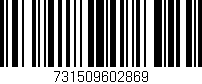 Código de barras (EAN, GTIN, SKU, ISBN): '731509602869'